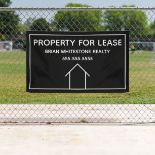 Lona Propiedad inmobiliaria de marketing para arrendami