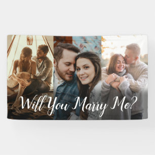 Lona Propuesta matrimonial se casará conmigo 3 fotos a