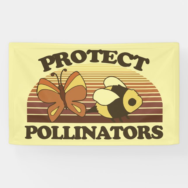 Lona Proteger los polinizadores (Horizontal)