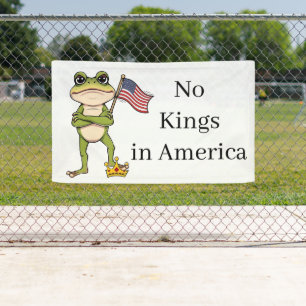 Lona Protesta Anti-Trump 'No Kings in America'