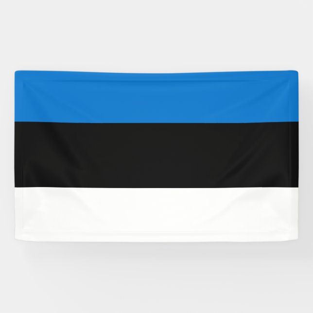 Lona Proudly Display the National Flag of Estonia (Horizontal)