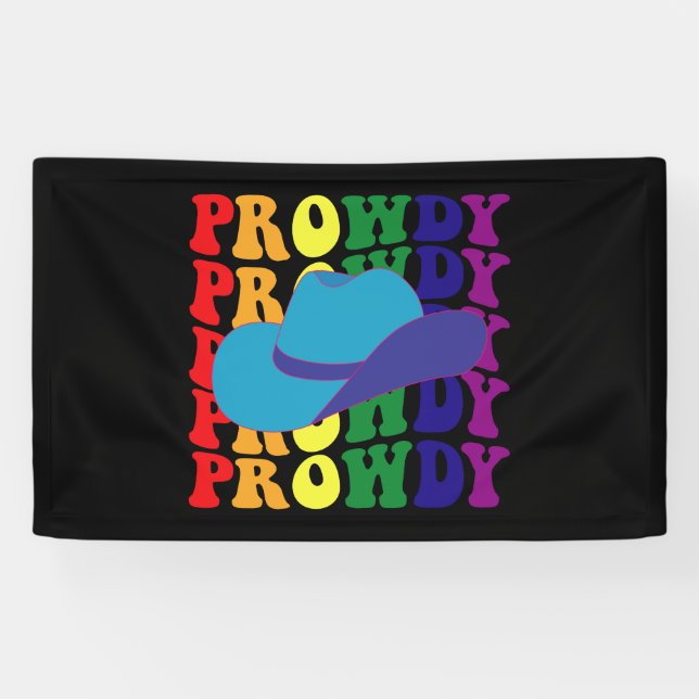 Lona Prowdy Rodeo Howdy Cowboy Cowgirl LGBTQ Western (Horizontal)