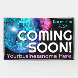 Lona Próximamente una gran Invitación de apertura