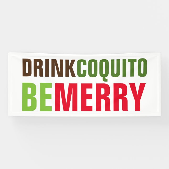 Lona Publicidad de Bebe Coquito Be Merry (Horizontal)