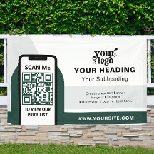 Publicidad profesional de marca moderna Código QR
