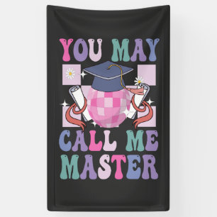 Lona Puede llamarme Master Funny 2024 Graduation Gift