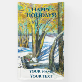 Lona Puente en invierno Watercoling