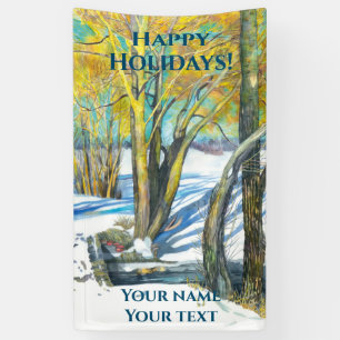 Lona Puente en invierno Watercoling