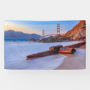 Lona Puente Golden Gate en San Francisco, Baker Beach