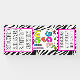 Lona Puerta personalizada de enfermería escolar