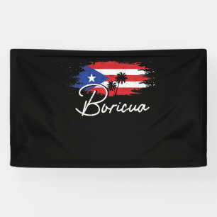 Lona Puerto Rico Boricua Orgullo de Bandera Puertorriqu