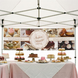 Lona Puesto de mercado de pastelería de magdalenas Coll