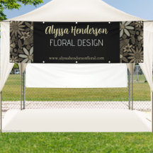 Puesto de Vendedor de Negocio de Diseño Floral Neg