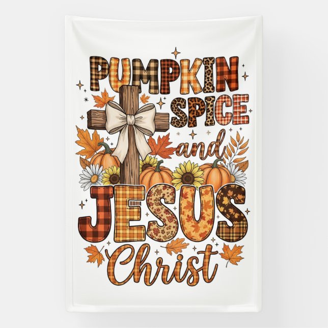 Lona Pumpkin Spice and Jesus Christ (Vertical)
