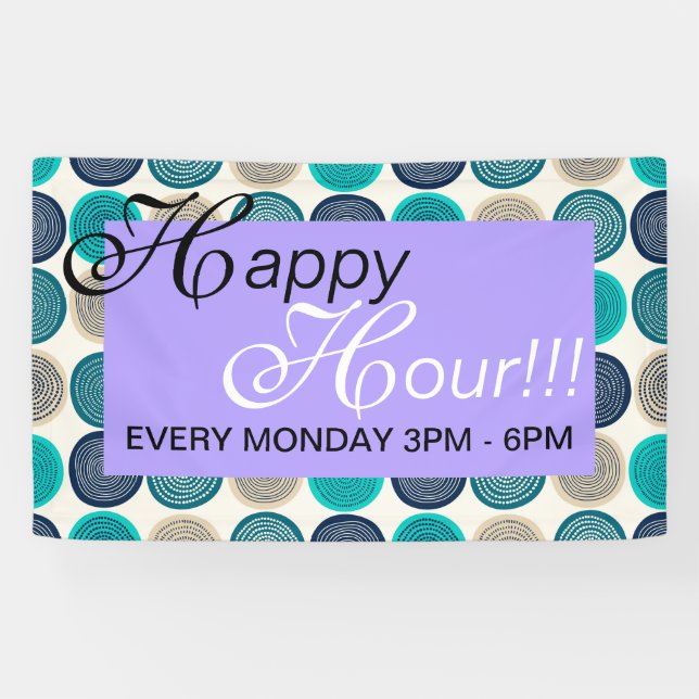 Lona Puntos de Círculo Escandinavo Patrón Mandala 1 (Horizontal)