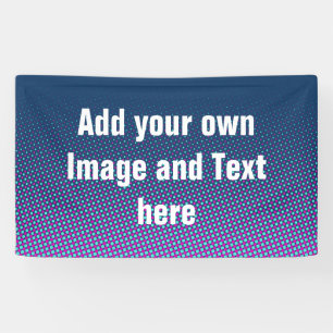 Lona Puntos Patrón cian rosa azul + tus ideas