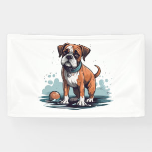 Lona PupArt Design Boxer Briefs - Gráfica divertida de 