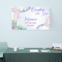 Lona Purple Mermaid 1st Birthday Oneder the Sea