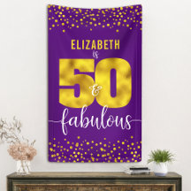 Púrpura 50 y fabulosos puntos de Relieve metalizad