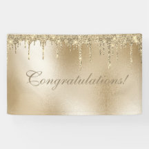 Purpurina Metálico de Oro Celebración Elegante