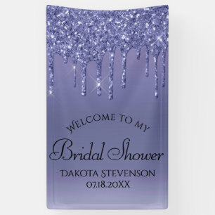 Lona Purpurina morado de goteo Ducha de hielo de lava