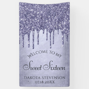 Lona Purpurina morado de goteo   Lavender Sweet Diecisé