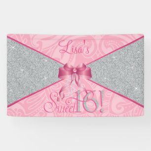 Lona Purpurina rosa, dulce 16