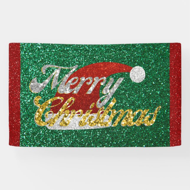 Lona Purpurina Santa Hat (Horizontal)