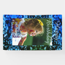 Purpurina verde azul foto niños cumpleaños óxido m