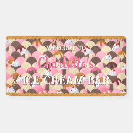 Lona Purpurina y Helado de Sundae