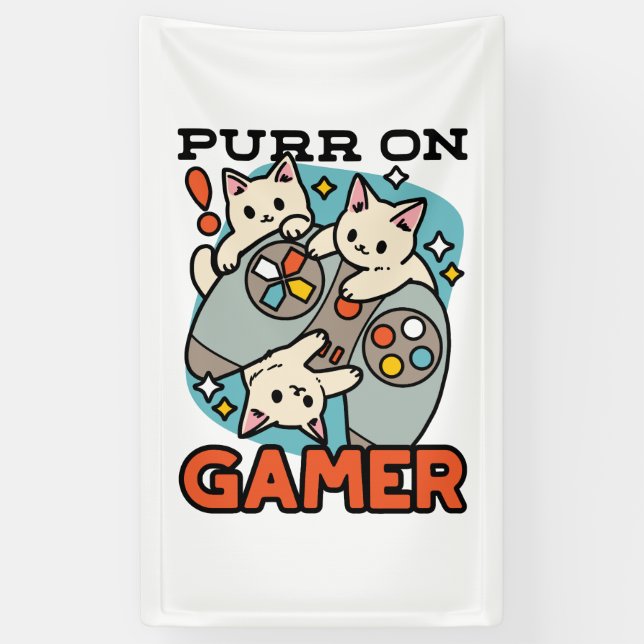 Lona Purr on Gamer - Diseño de juegos para gatos (Vertical)