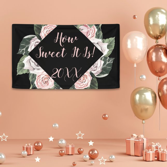 Lona Qué Dulce Es La Graduación De Rosas Rosa (Subido por el creador)