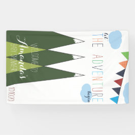 Lona Que la aventura comience Baby Shower