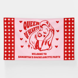 Lona Queen of Hearts Bachelorette Party Welcome