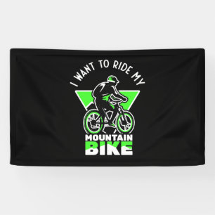 Lona Quiero Montar Mi Bicicleta De Montaña