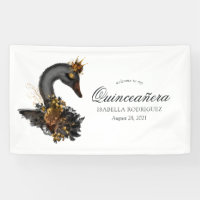Quinceañera de cisne negro