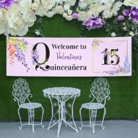 Quinceanera Wisteria Púrpura Floral Número 15