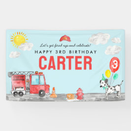 Lona Quítense, bomberos, niños cumpleaños