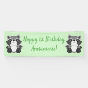 Lona Raccoon Birthday Party