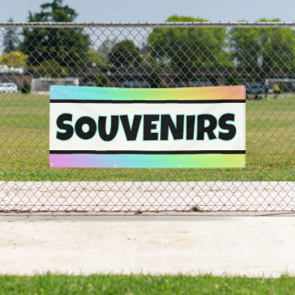 Lona Rainbow Souvenir Store Banner