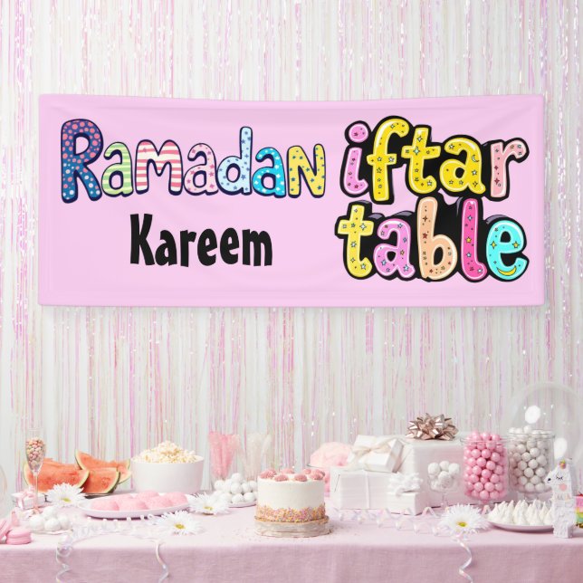 Lona Ramadan Kareem - Mesa Iftar (Fiesta)