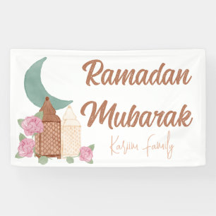 Lona Ramadan Mubarak Decoración Personalizado Nombre de