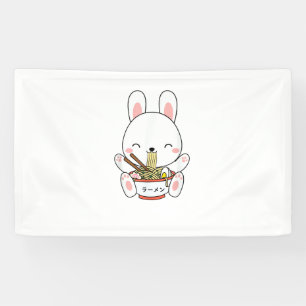 Lona Ramen Bunny Bowl para Kawaii Ramen Noodle Soul Lov