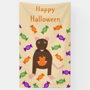 Lona Rata de Halloween y Personalizado de calabaza