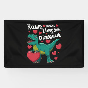 Lona Rawr Significa Que Te Amo En San Valentín De Dinos