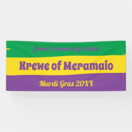 Lona Rayas del carnaval con el texto de encargo