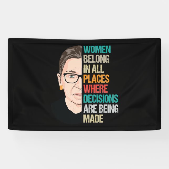 Lona RBG, presupuesto RBG, Ruth Bader Ginsburg (Horizontal)