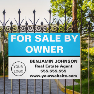 Lona Realtor Inmobiliario Moderno De Sky Blue En Venta
