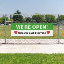 Lona Reapertura de corazones para empresas