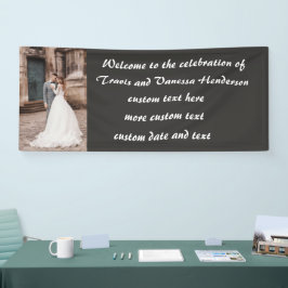 Lona Recepción de Boda Personalizada